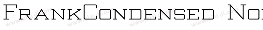 FrankCondensed Norma字体转换